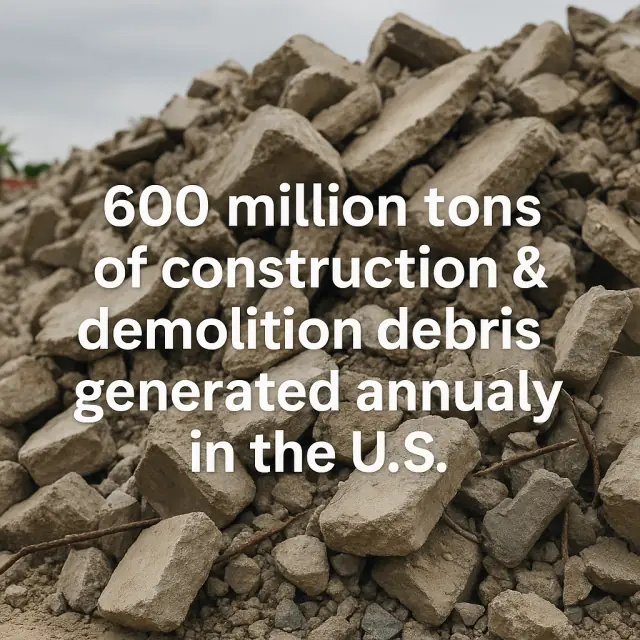 recycled plastic vs concrete in the USA